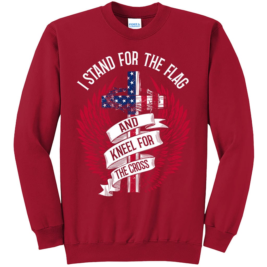 I Stand For The Flag T-Shirt Front Print (O)