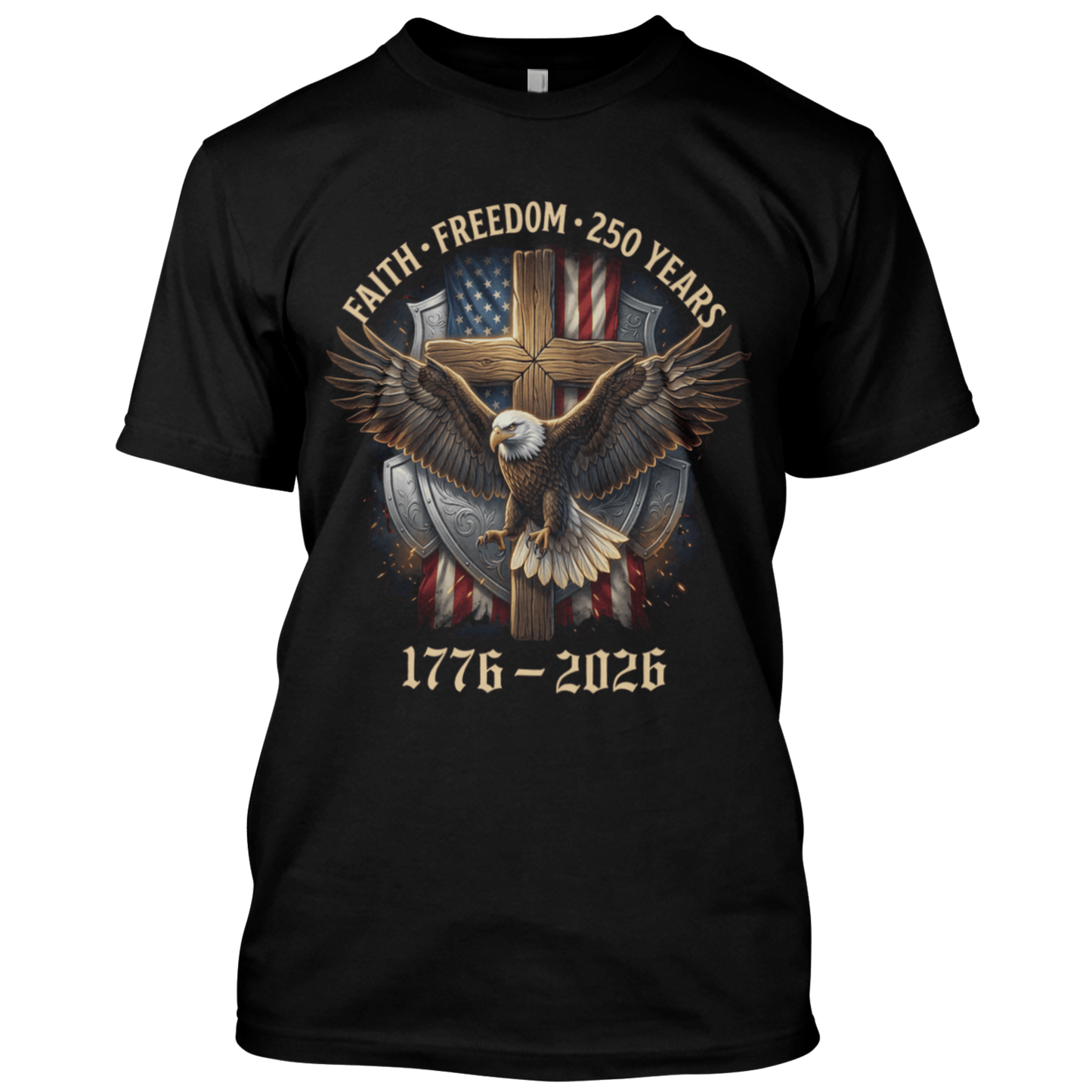 Faith Freedom 250 Years T-shirt (O)