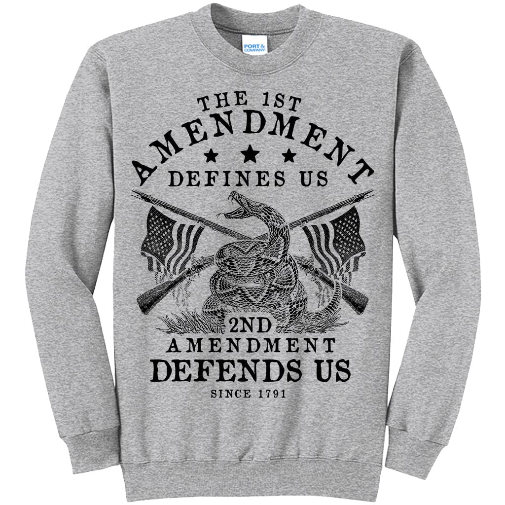 The 1st Amendment Defines Us T-Shirt (O)