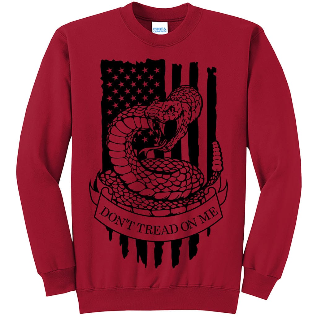 Don't Tread On Me Gadsen Flag American Flag Patriotic T-Shirt (O)