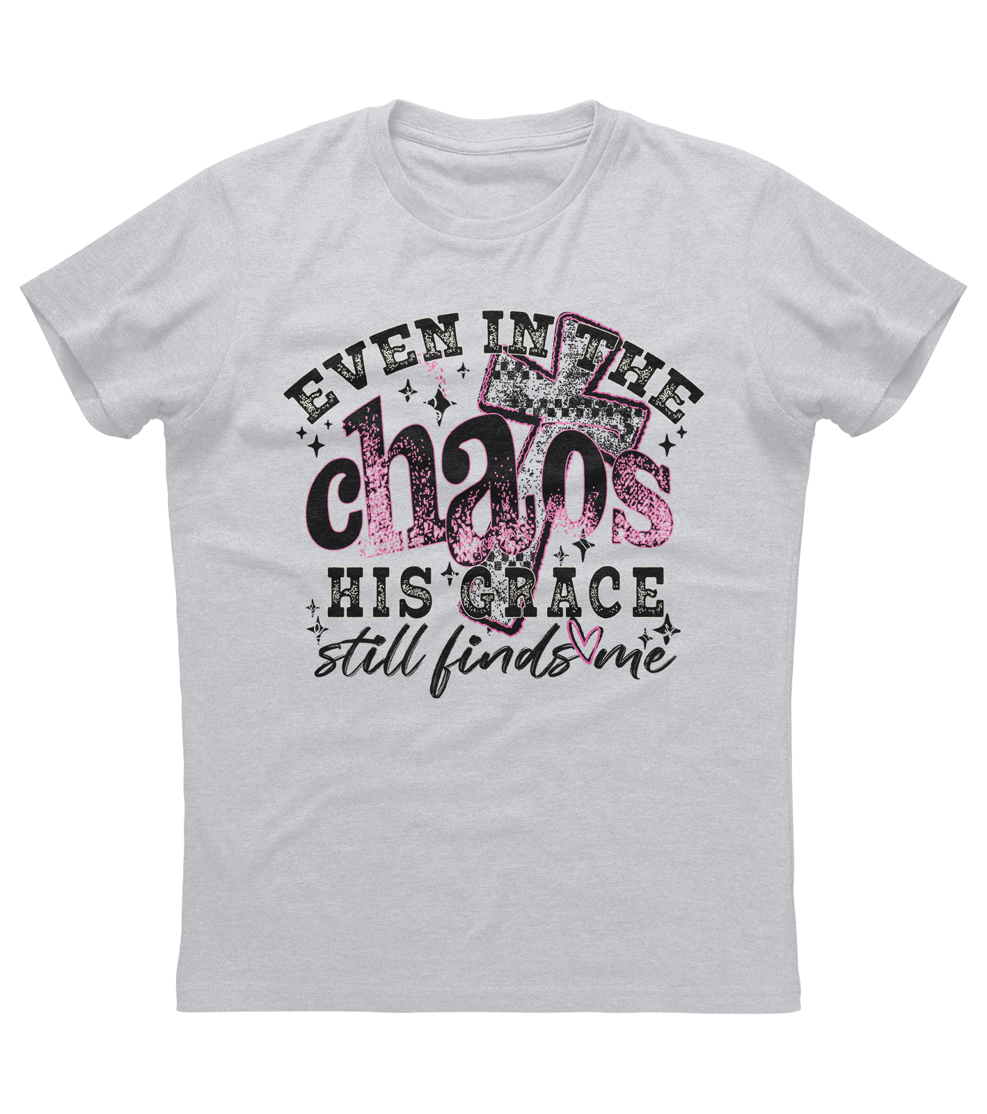 In Chaos His Grace Finds Me T-shirt (O)