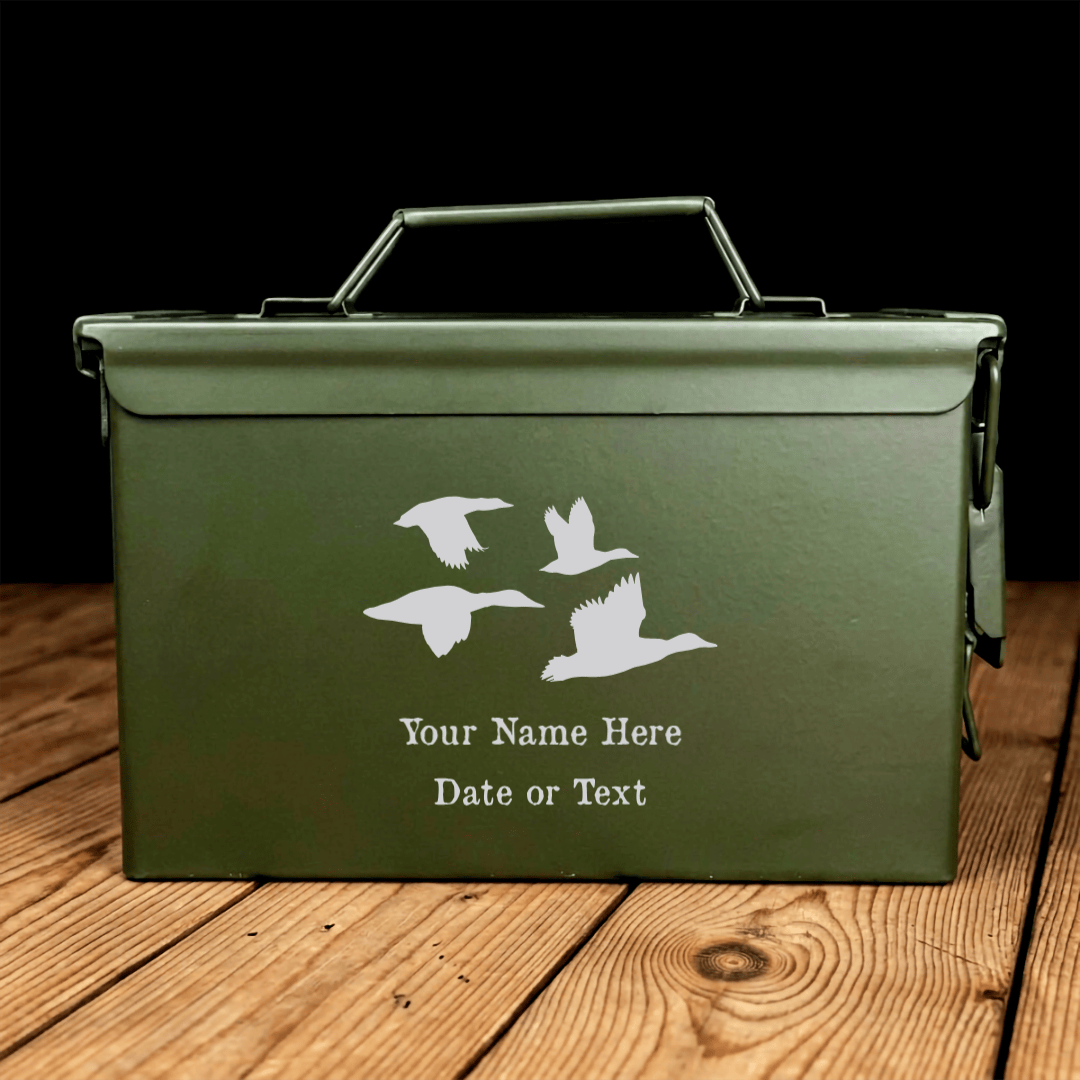Duck Hunting Personalized Ammo Can (CN)