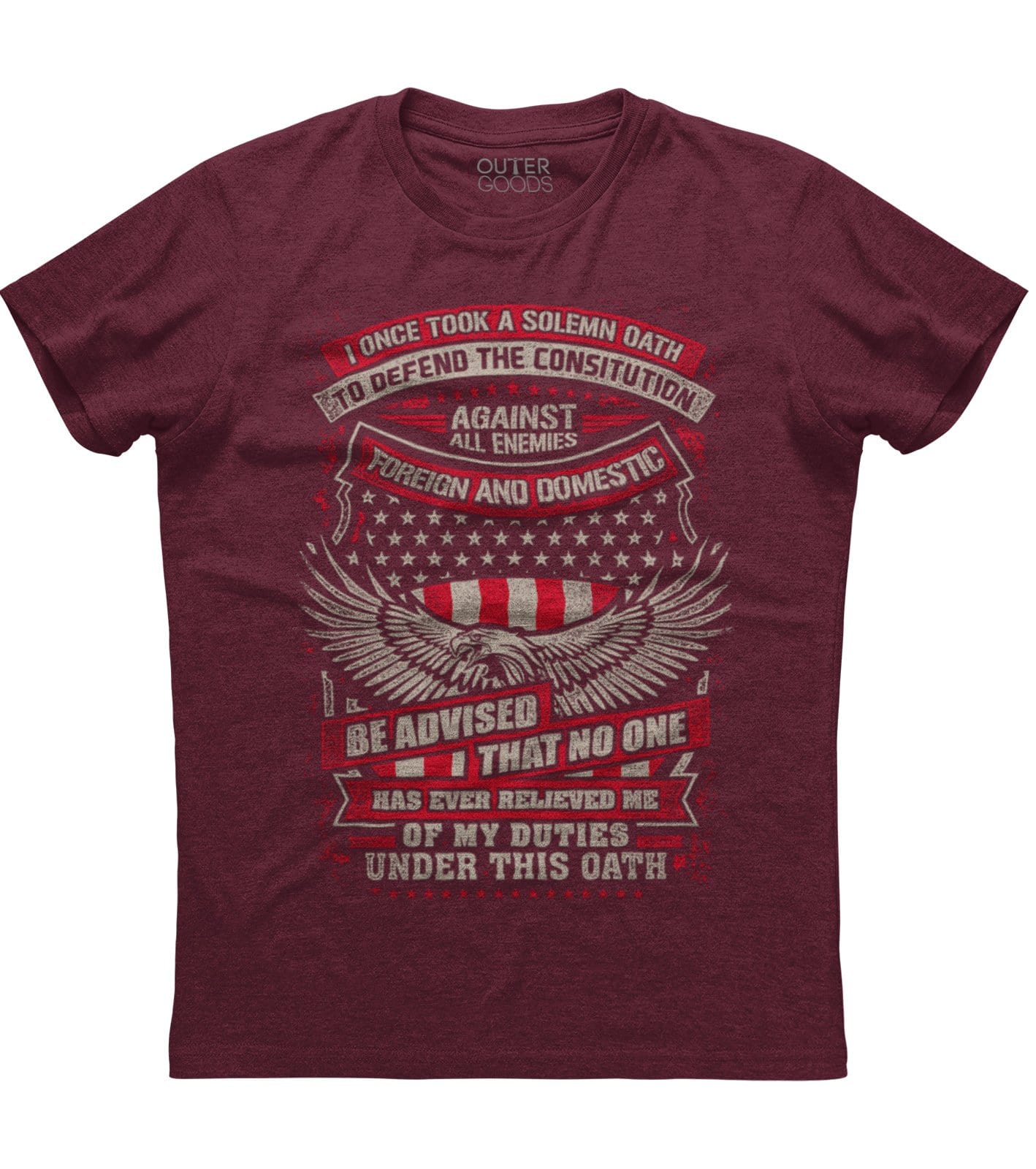 I Once Took A Solemn Oath To Defend The Constitution T-shirt (O)