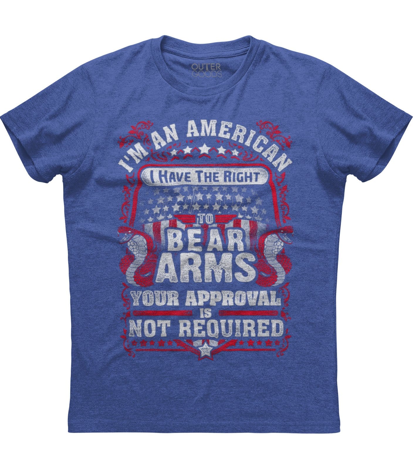 I Am An American And I Have The Right To Bear Arms T-shirt (O)