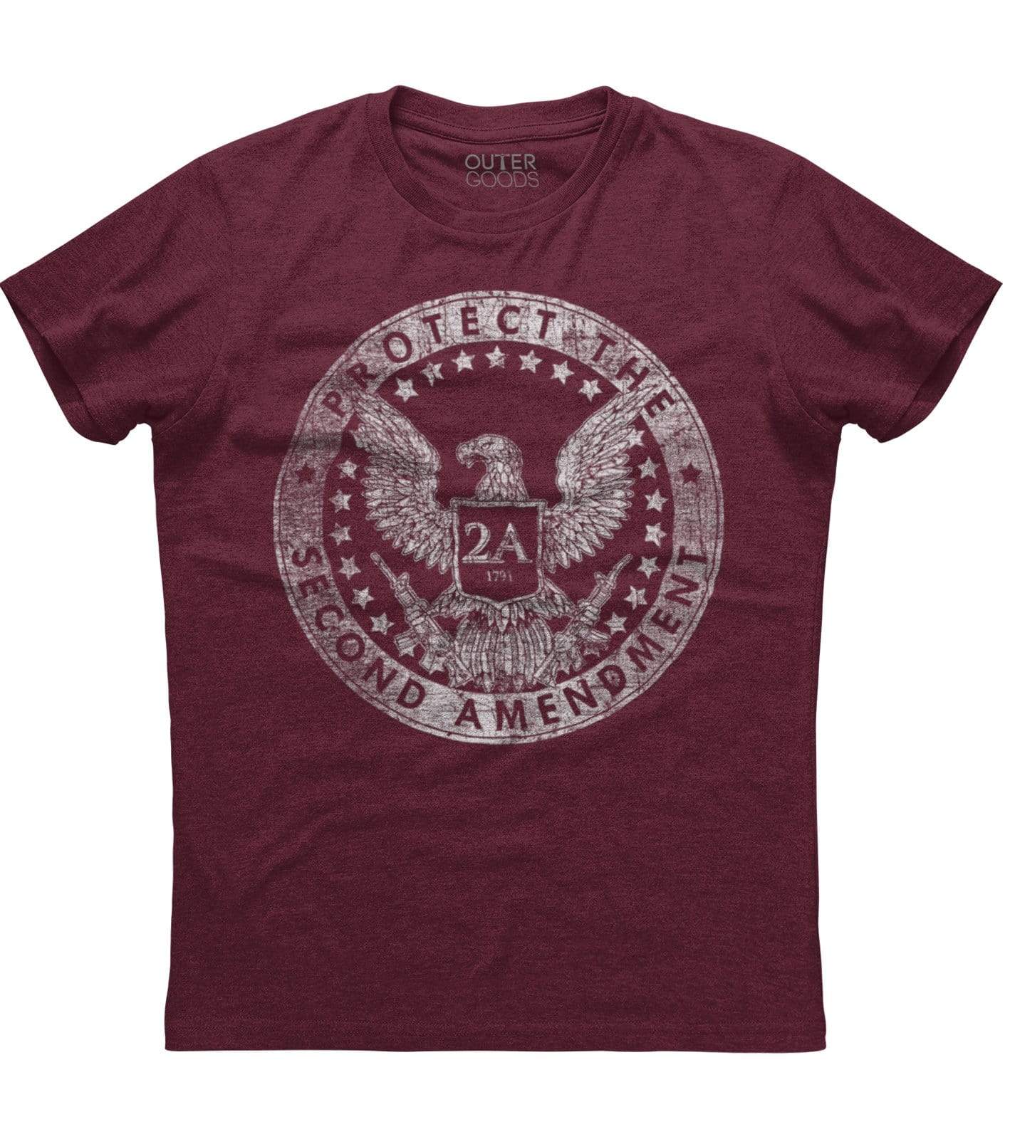Protect The Second Amendment 2A 1791 T-shirt (O)
