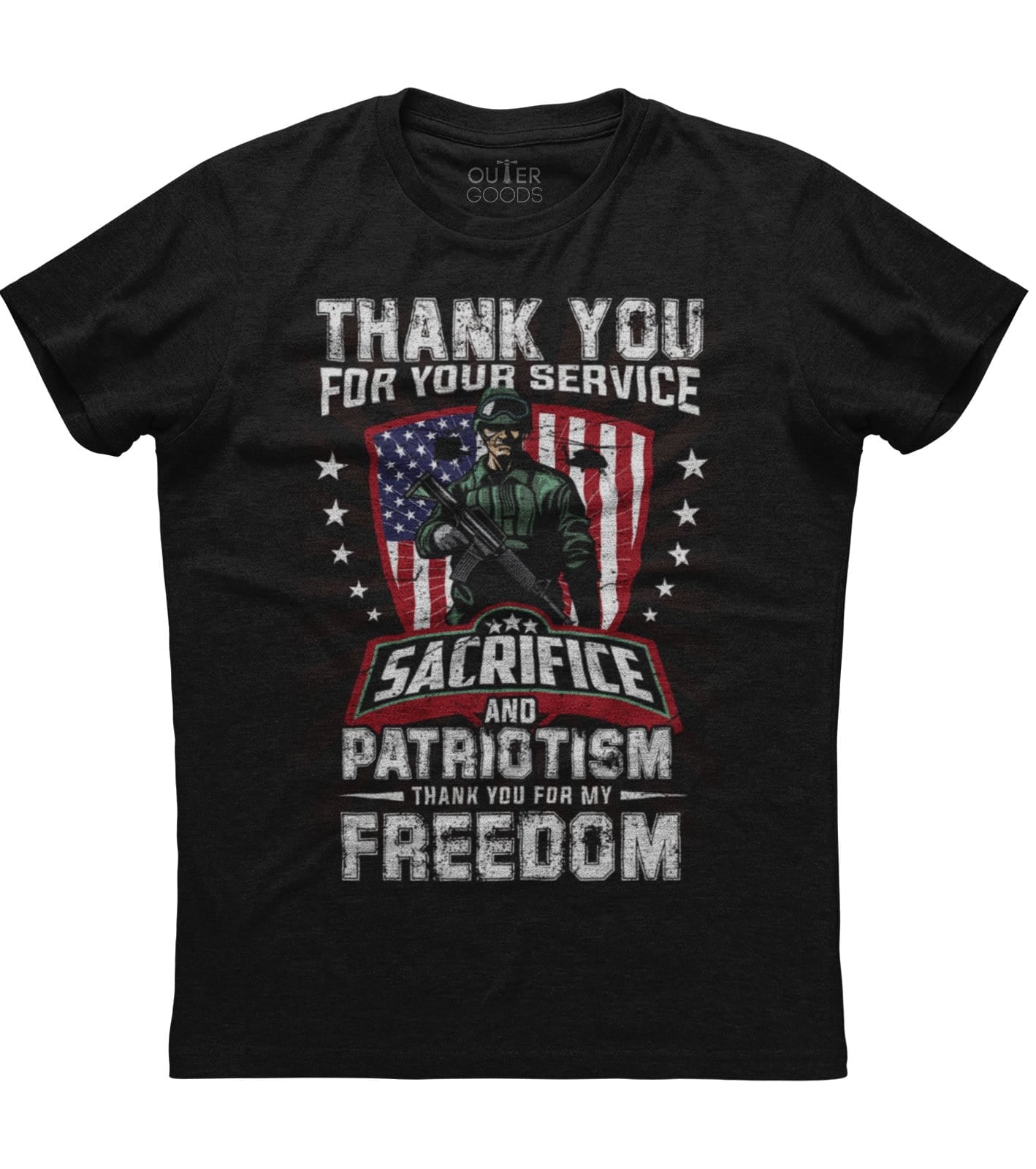 Thank You For Your Service Sacrifice And Patriotism T-shirt (O)