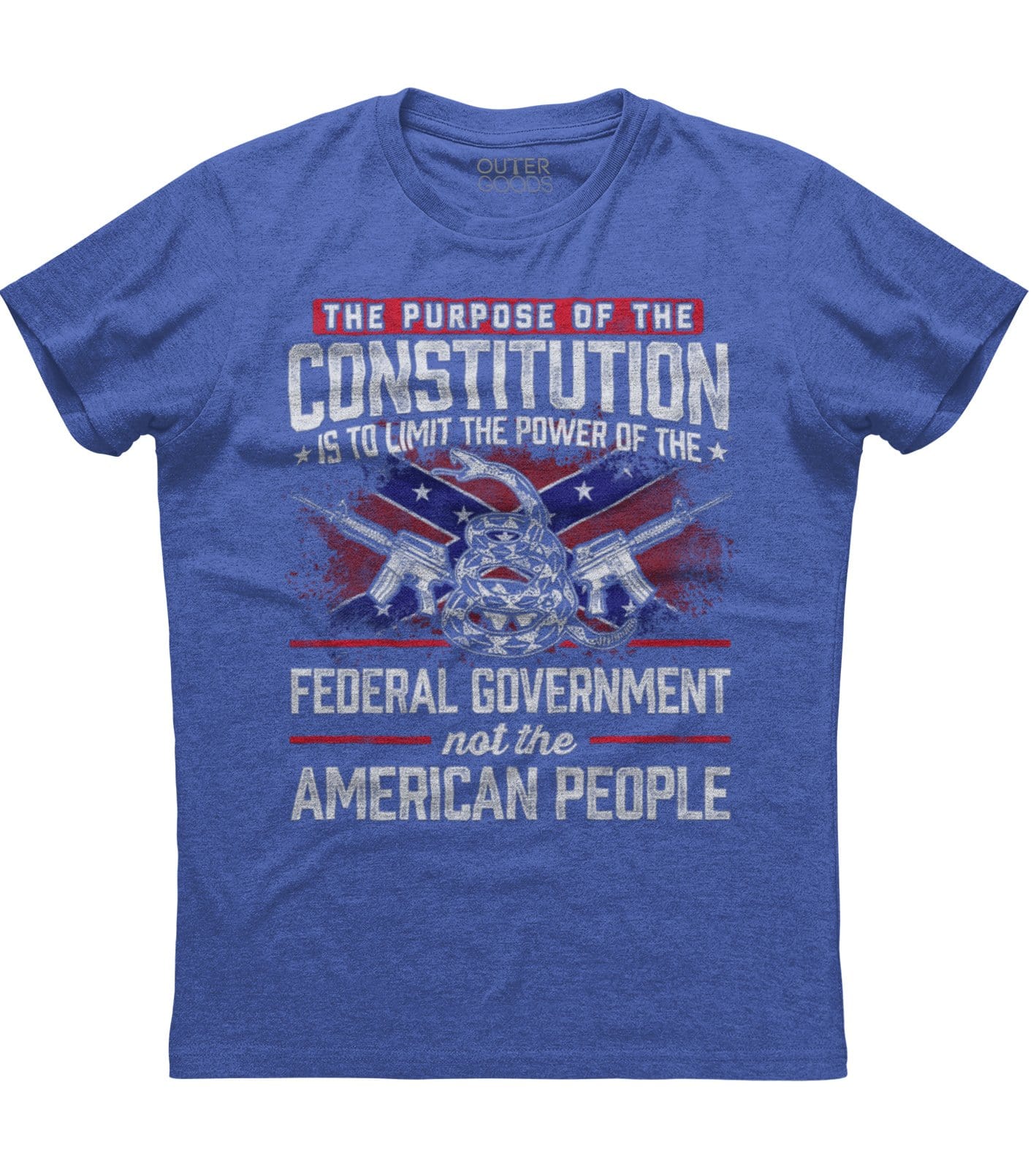 The purpose of the constitution is to limit the power T-shirt (O)