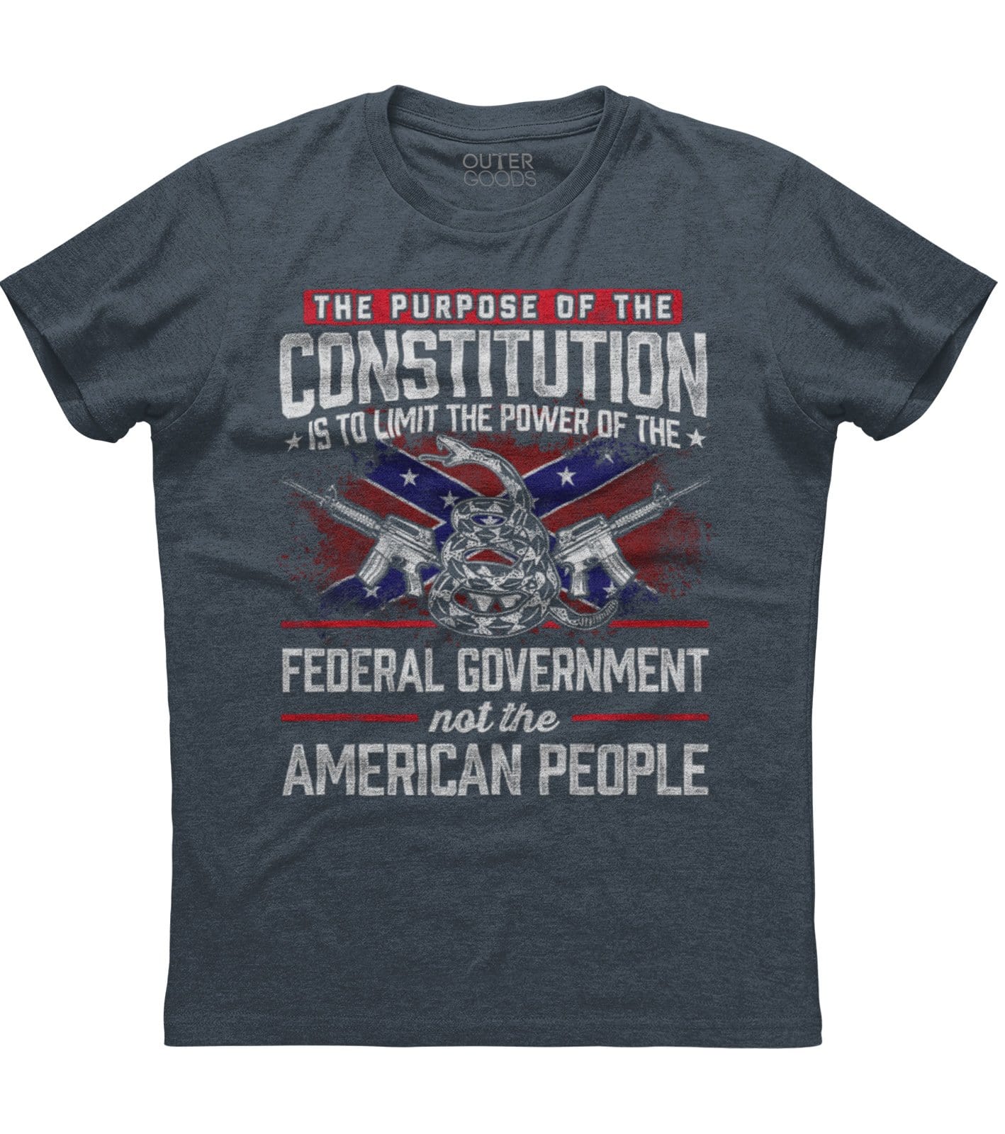 The purpose of the constitution is to limit the power T-shirt (O)