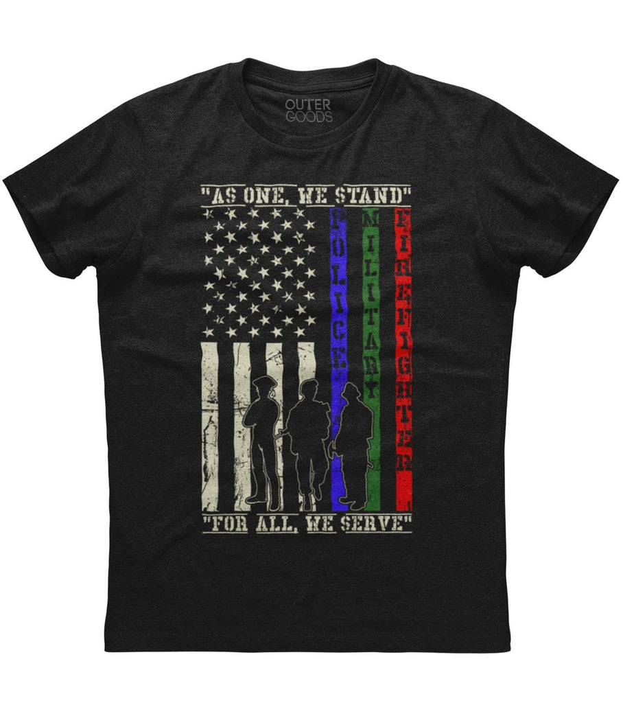 As One We Stand For All We Serve T-Shirt (O)