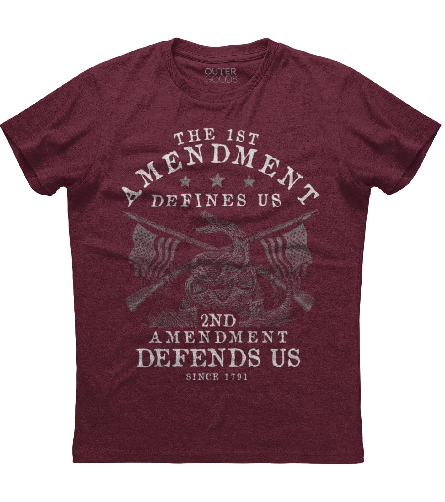 The 1st Amendment Defines Us T-Shirt (O)