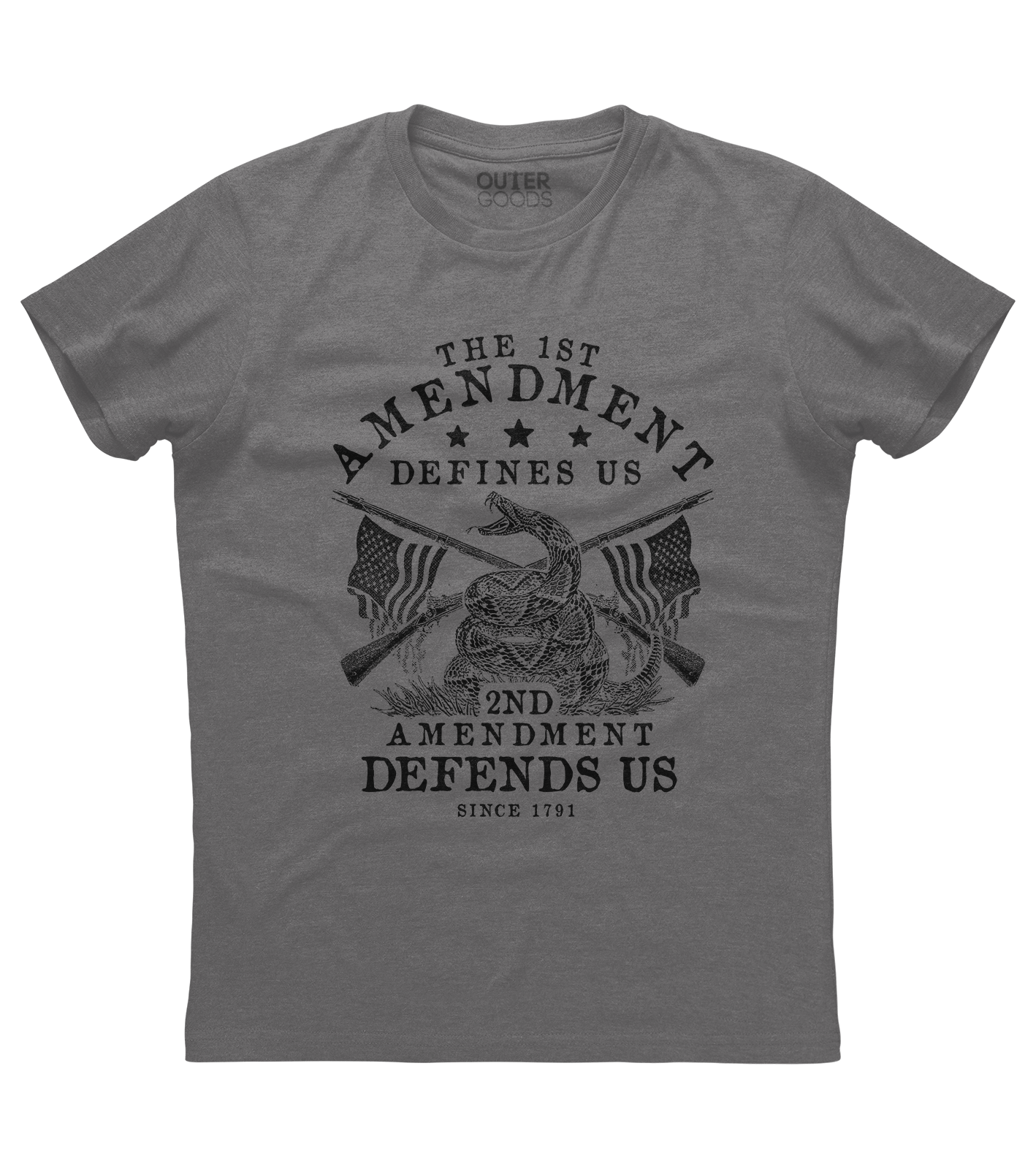 The 1st Amendment Defines Us T-Shirt (O)