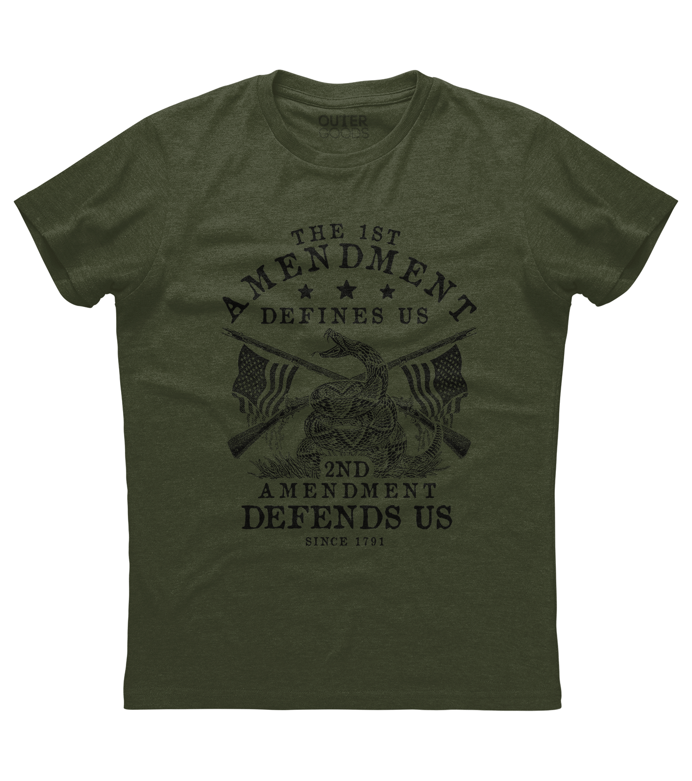 The 1st Amendment Defines Us T-Shirt (O)