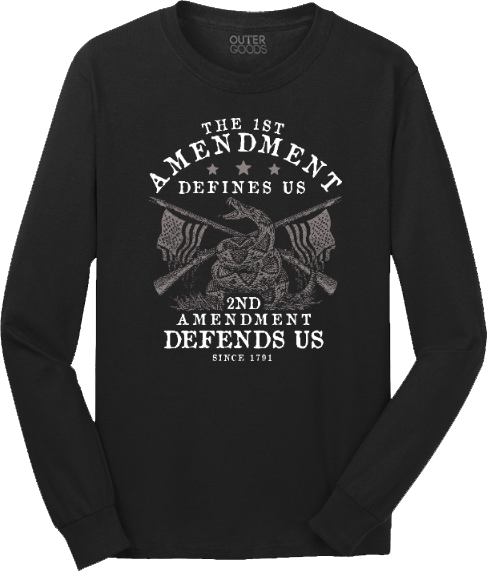 The 1st Amendment Defines Us T-Shirt (O)