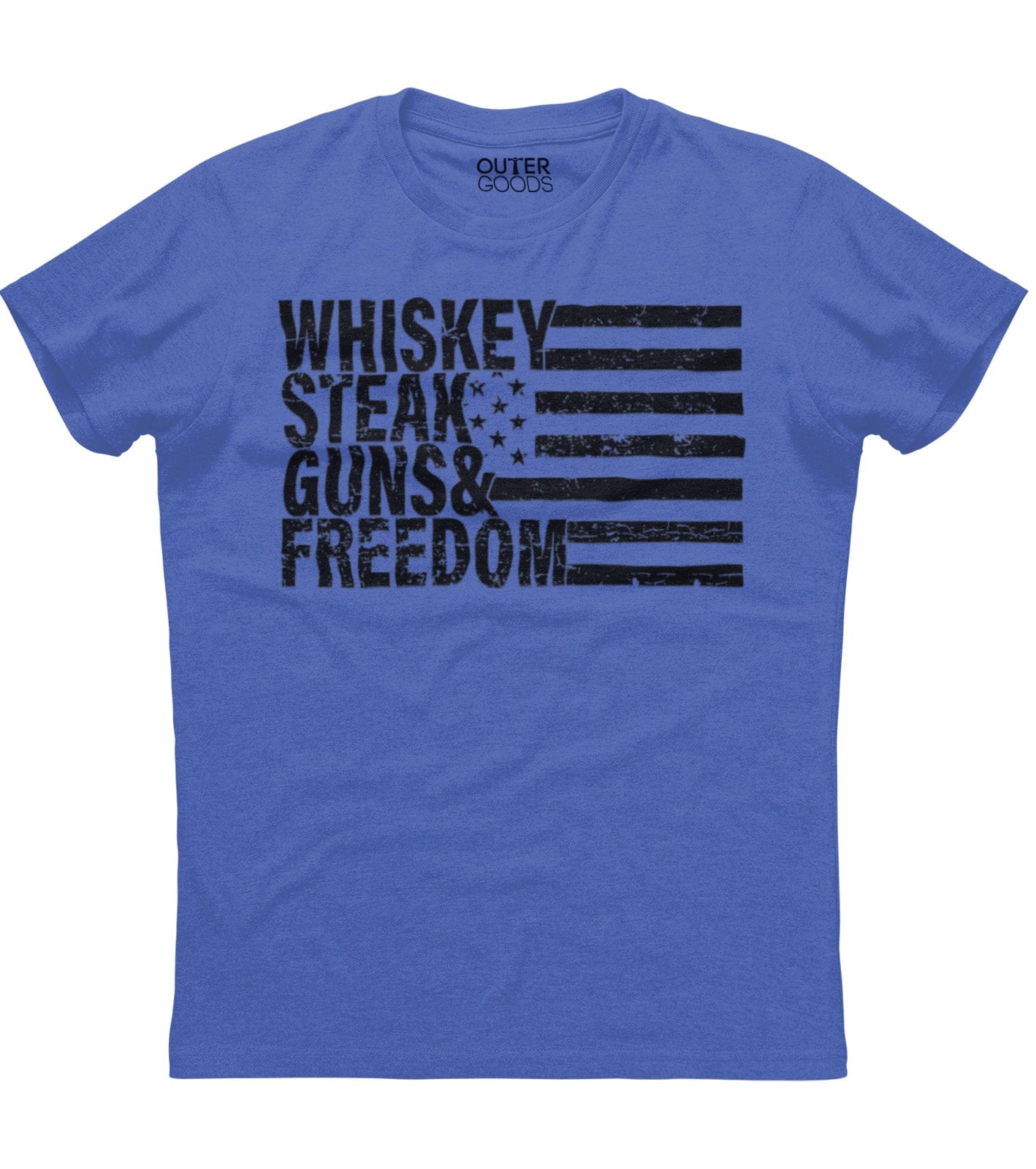 Whiskey Steak Guns & Freedom T-Shirt (O)