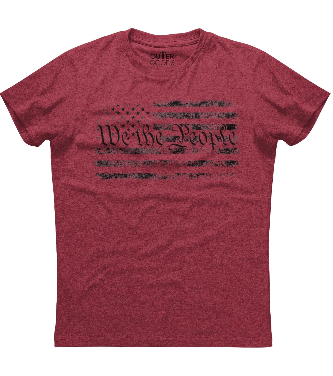 We The People American Flag Patriotic T-Shirt (O)
