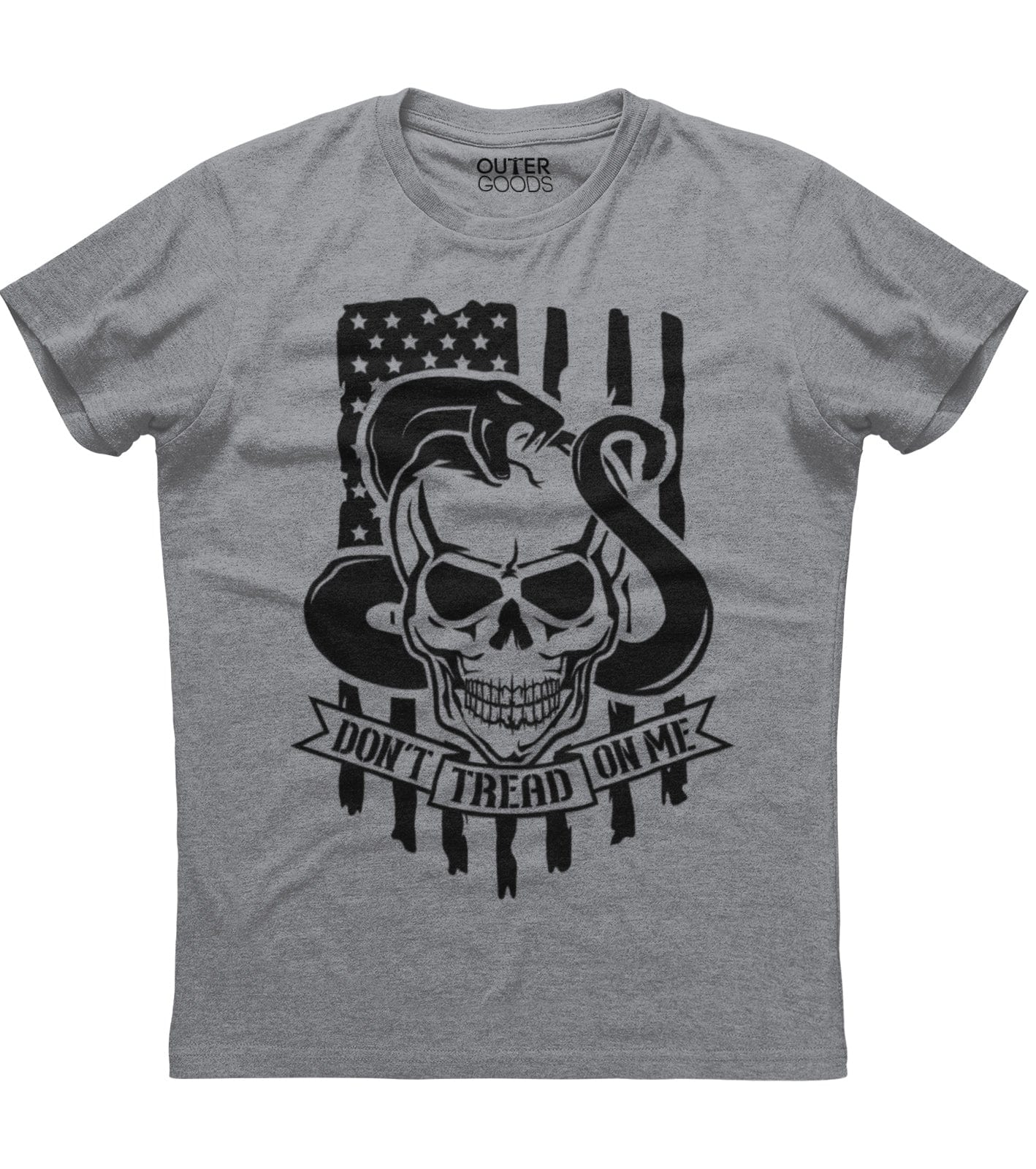 Don't Tread on Me Skull Shirt (O)