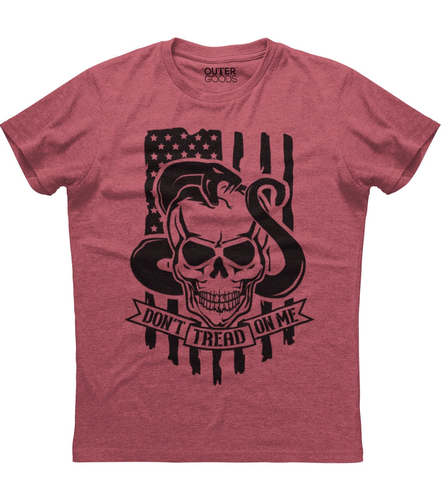 Don't Tread on Me Skull Shirt (O)