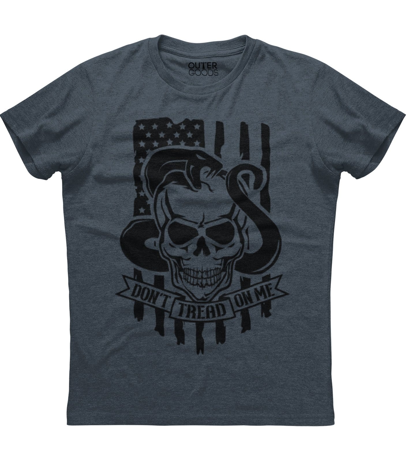 Don't Tread on Me Skull Shirt (O)