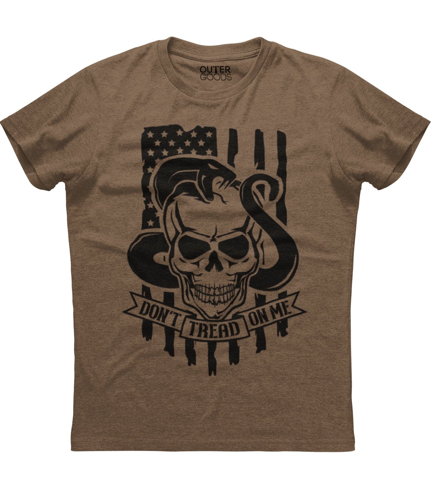 Don't Tread on Me Skull Shirt (O)