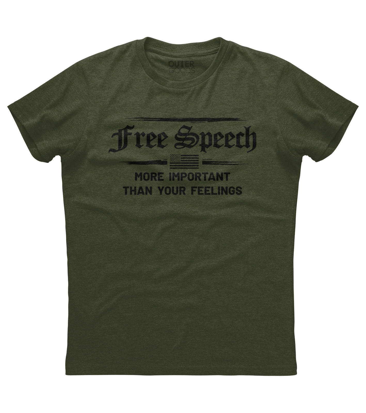 Free Speech is More Important Shirt (O)