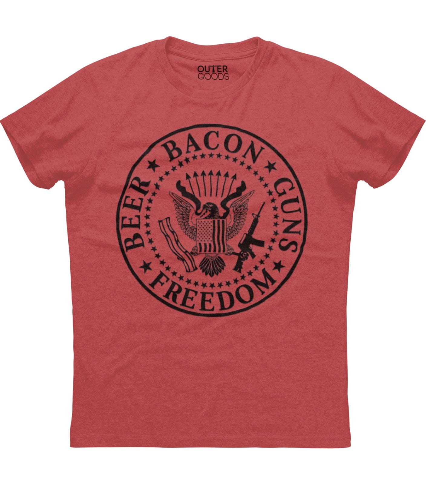 Beer Bacon Guns and Freedom T-Shirt (O)