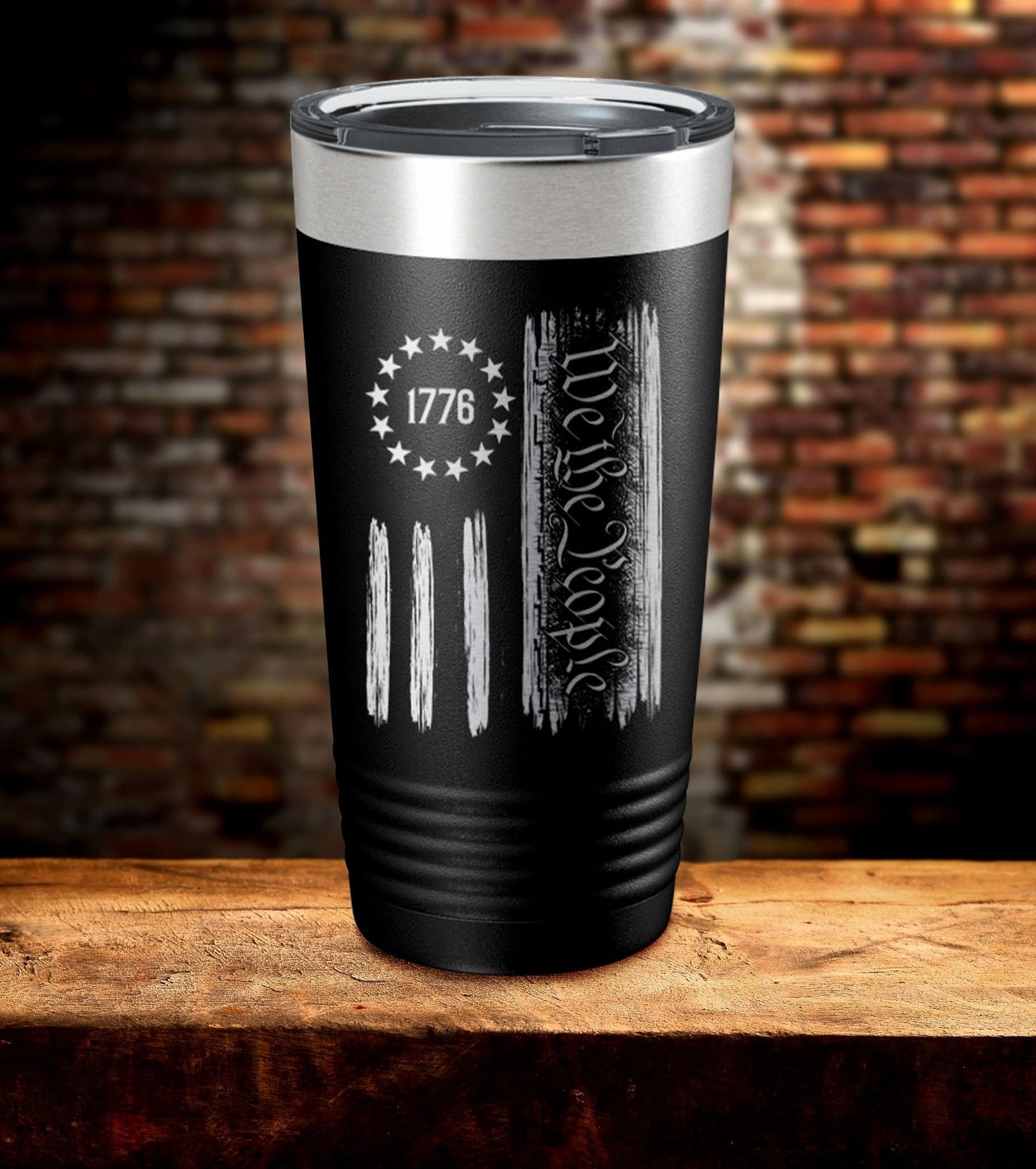 We The People 1776 Laser Engraved Tumbler (O)
