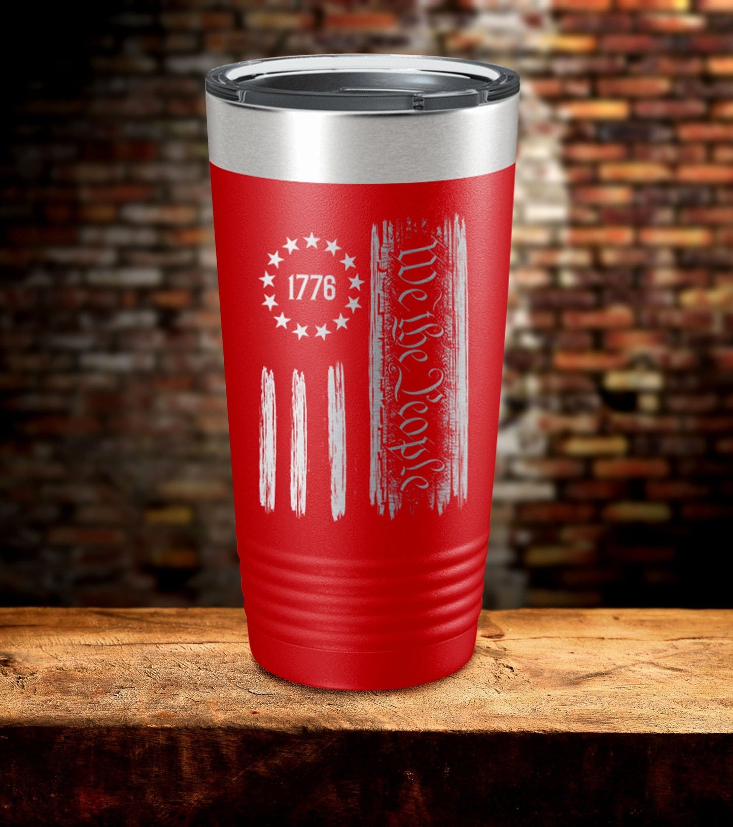 We The People 1776 Laser Engraved Tumbler (O)