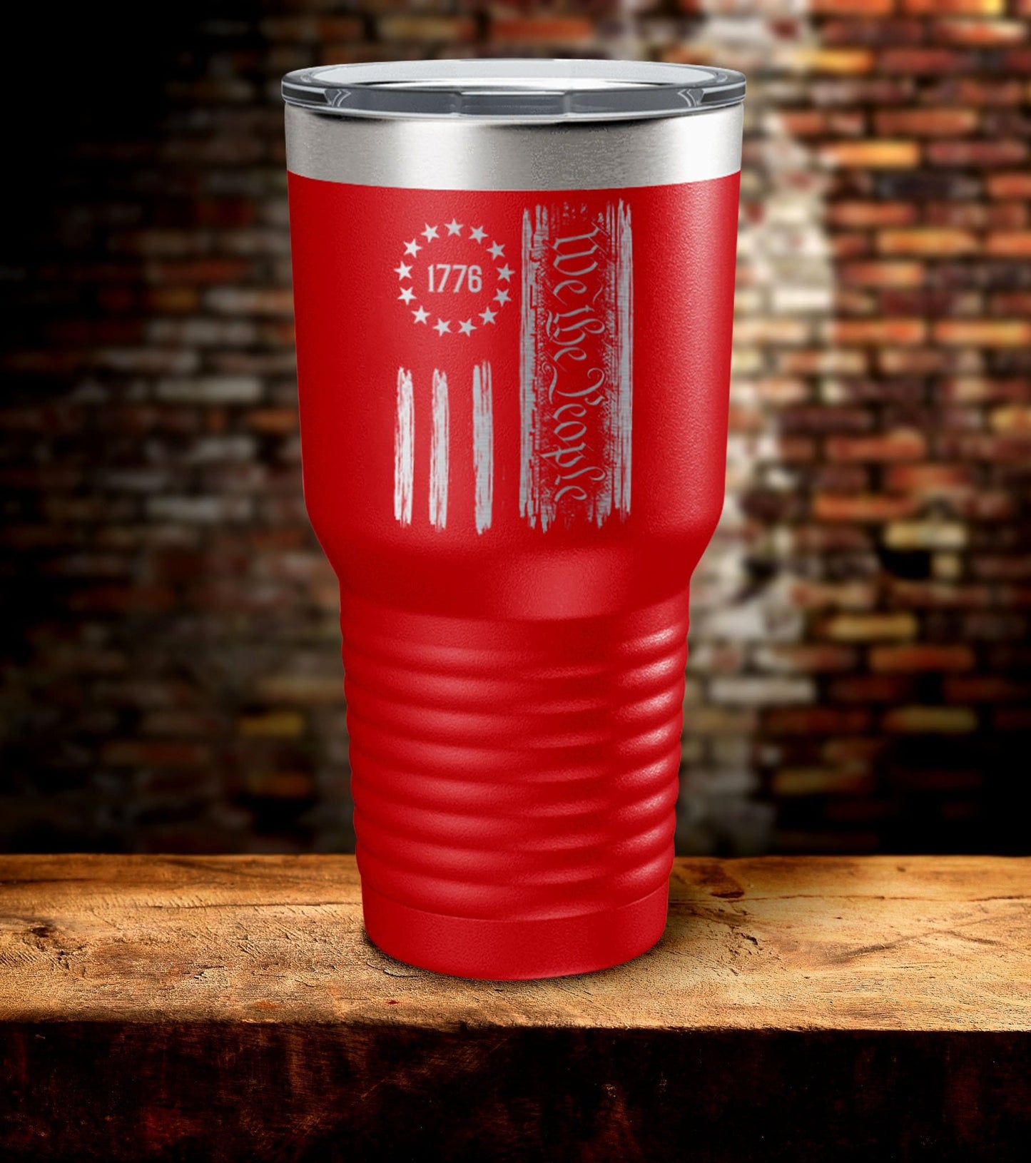 We The People 1776 Laser Engraved Tumbler (O)