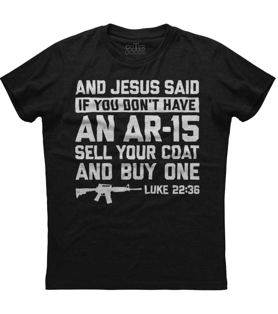 Jesus And AR-15 T-Shirt (O)