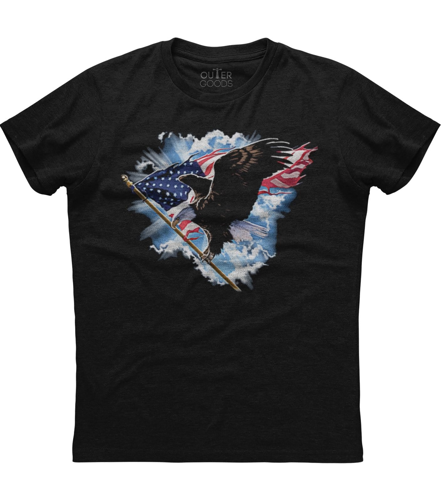American Eagle The USA Flag T-Shirt (O)