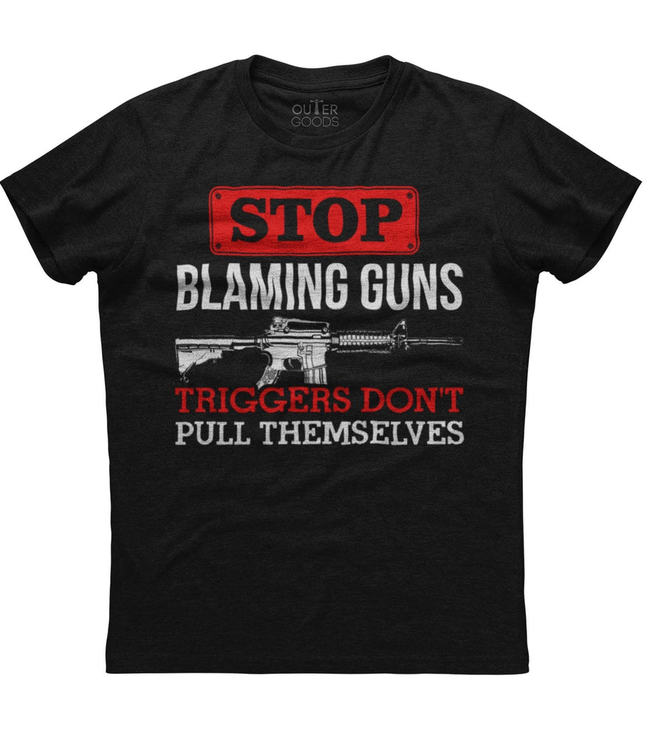 Stop Blaming Guns T-Shirt (O)