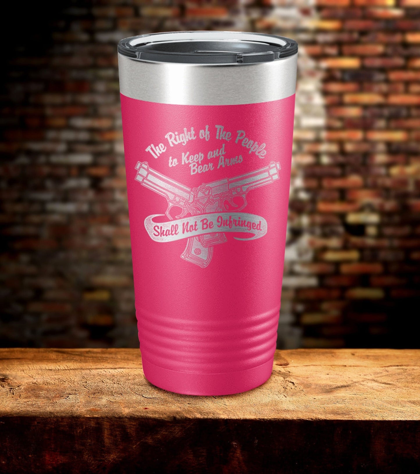 The Right of The People to Keep And Bear Arms Shall Not Be Infringed Tumbler (O)