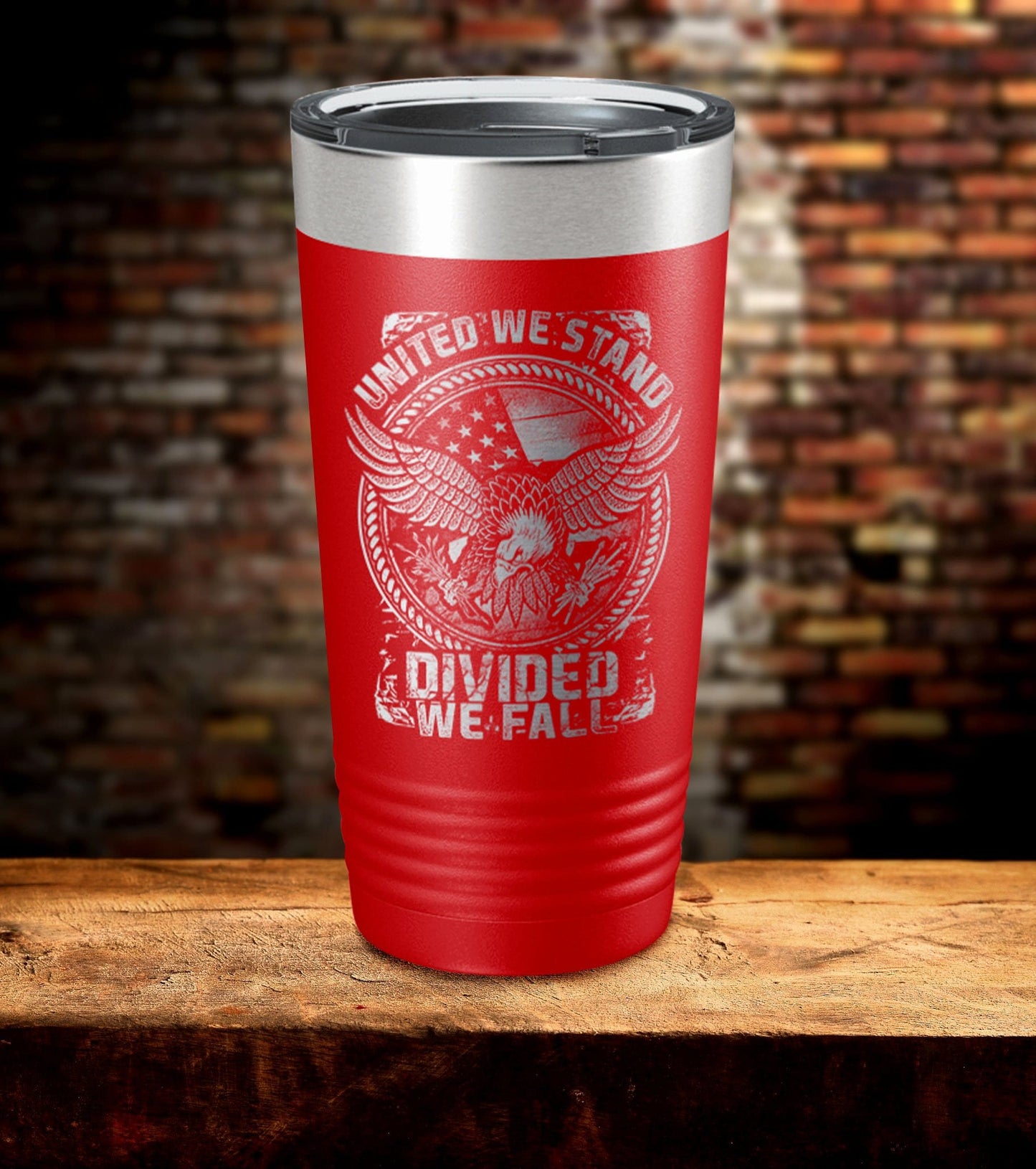 United We Stand Divided We Fall Tumbler (O)