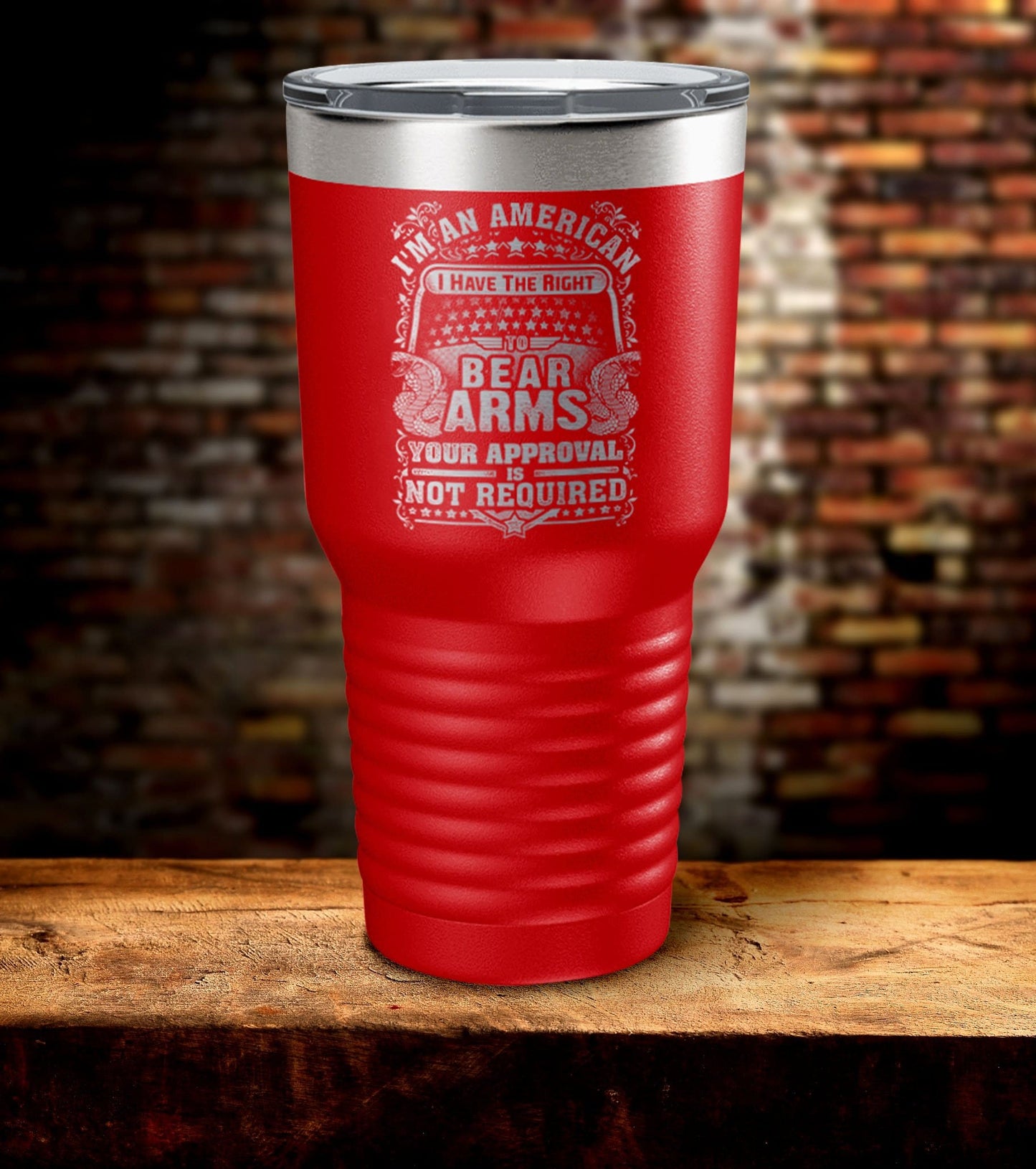 I Am An American I Have The Right To Bear Arms Tumbler (O)