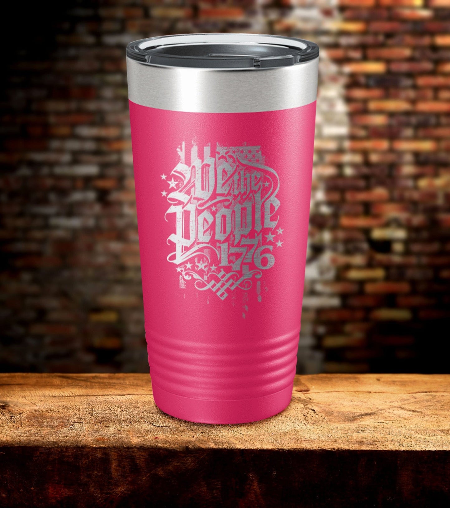 We The People American Flag Tumbler (O)