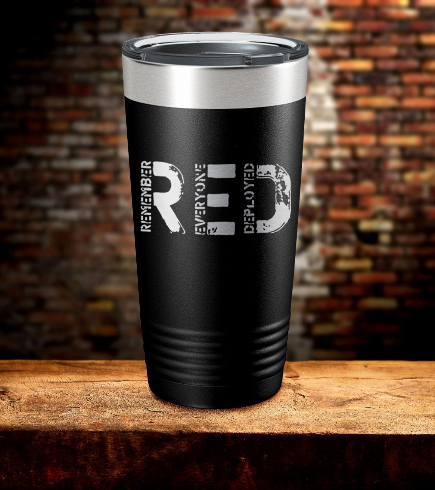 RED Remember Everyone Deployed Tumbler (O)