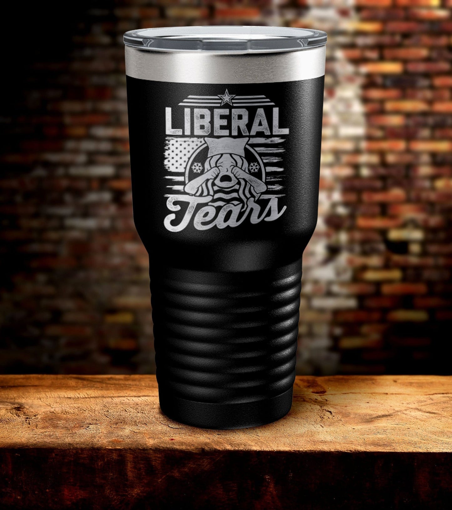 Liberal Tears US Flag Tumbler