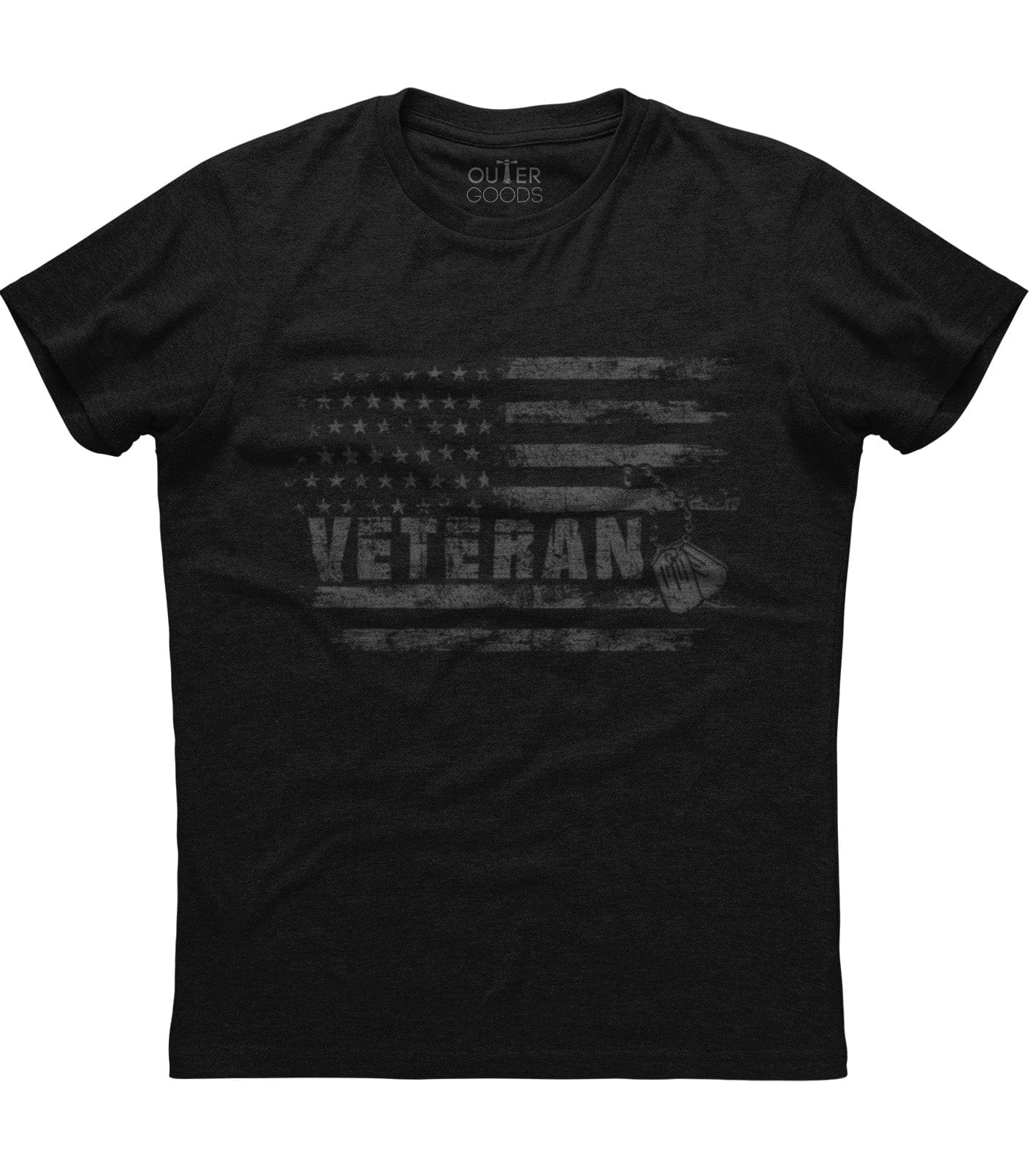 Veterans USA Flag Patriotic T-Shirt (O)
