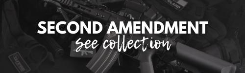 Second Amendment, see collections. Hats, shirts, tumblers.