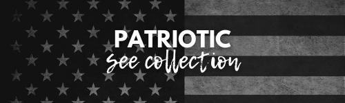 Patriotic apparel and gear. See collection. Hats, shirts, tumblers.