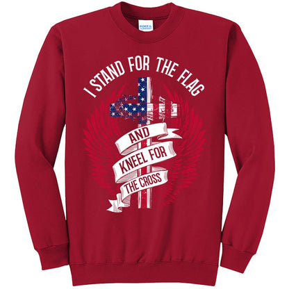 I Stand For The Flag T-Shirt Front Print (O)