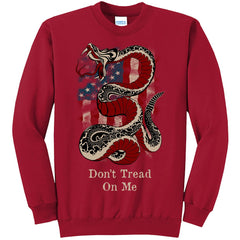 Don't Tread On Me American Flag Snake T-Shirt (O)