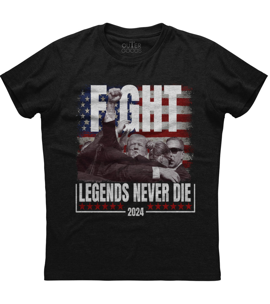 Trump Fight Legends Never Die 2024 T-Shirt (O)