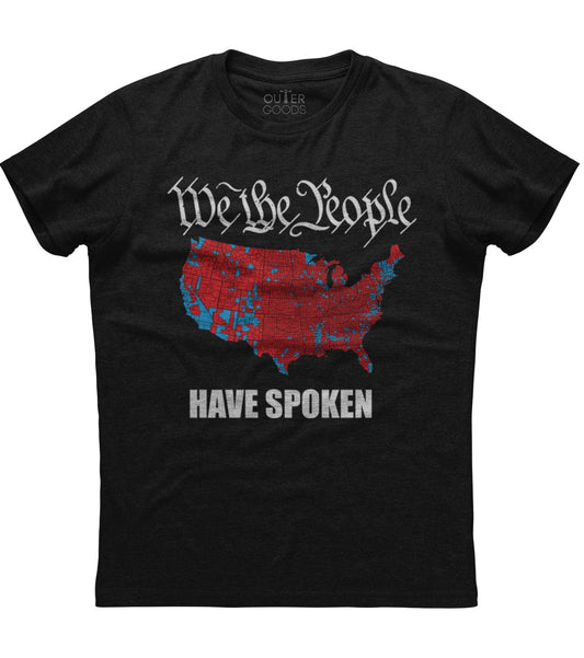 We The People Have Spoken United States Map T-Shirt