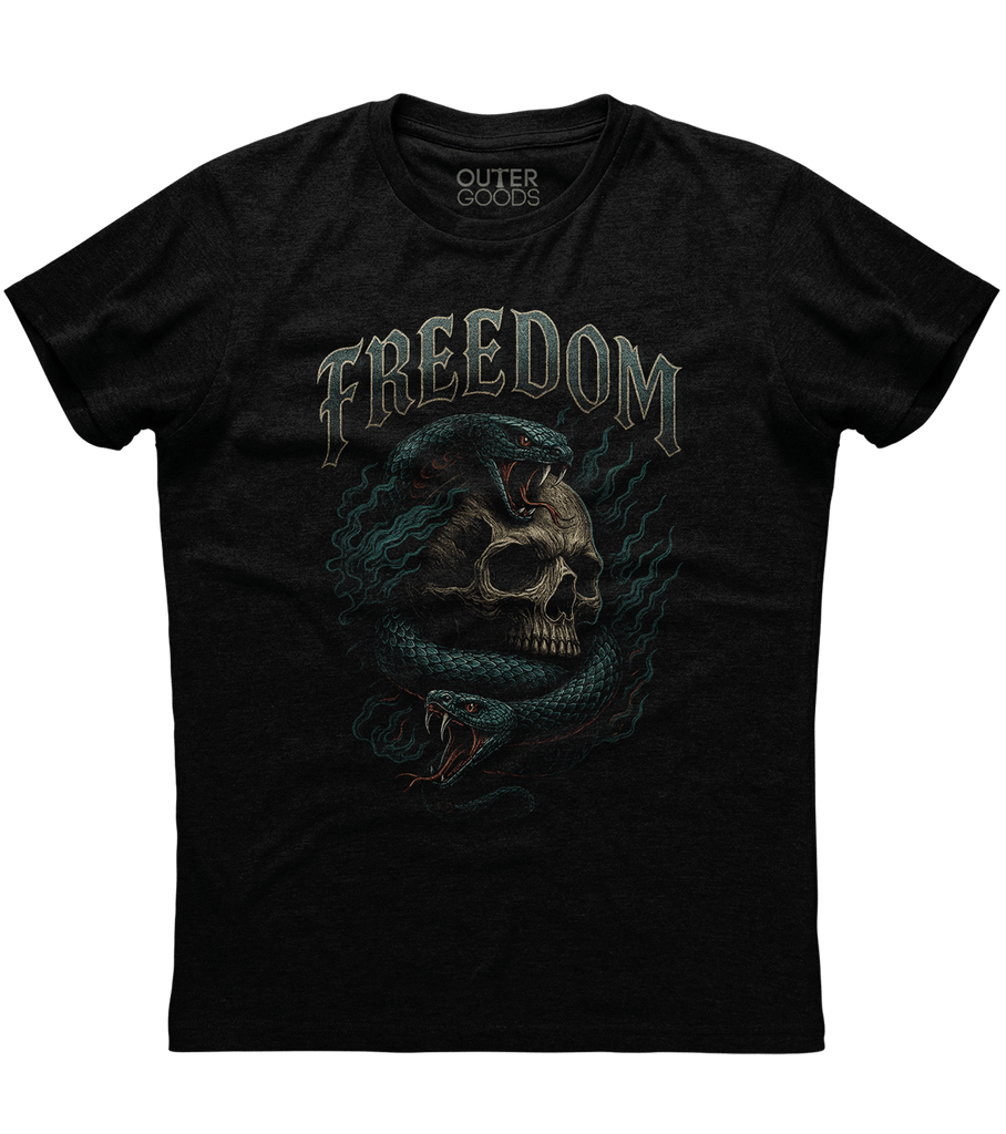 Freedom Snakes & Skull T-Shirt (O)