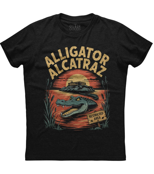 Alligator Alcatraz Restricted Area T-Shirt (O)