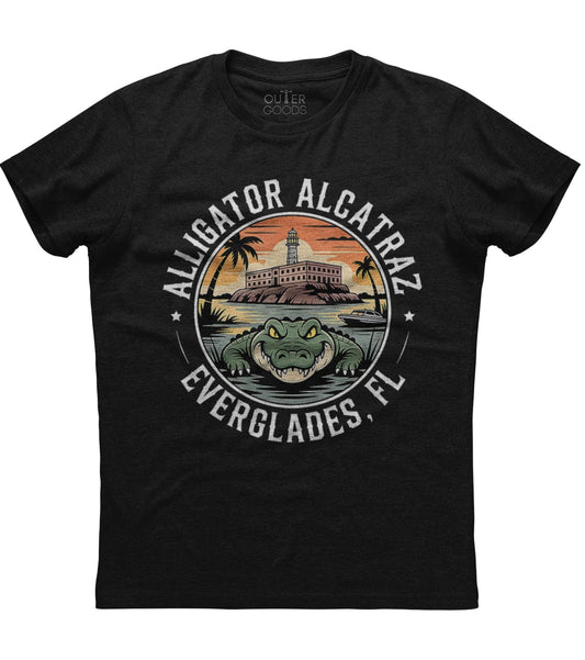 Alligator Alcatraz Everglades Florida T-Shirt (O)