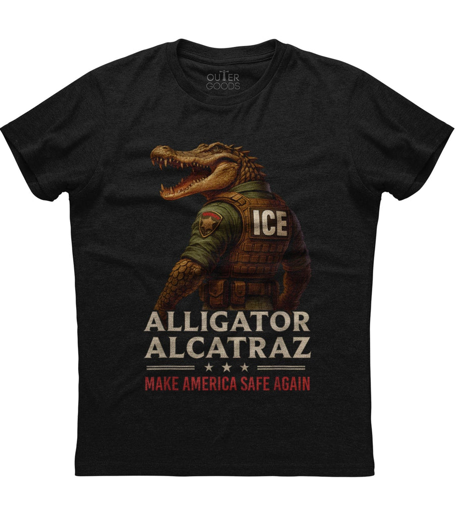 Alligator Alcatraz Make America Safe Again T-Shirt (O)