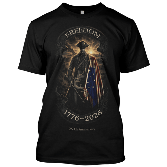 Patriot 1776-2026 250th Anniversary T-shirt (O)