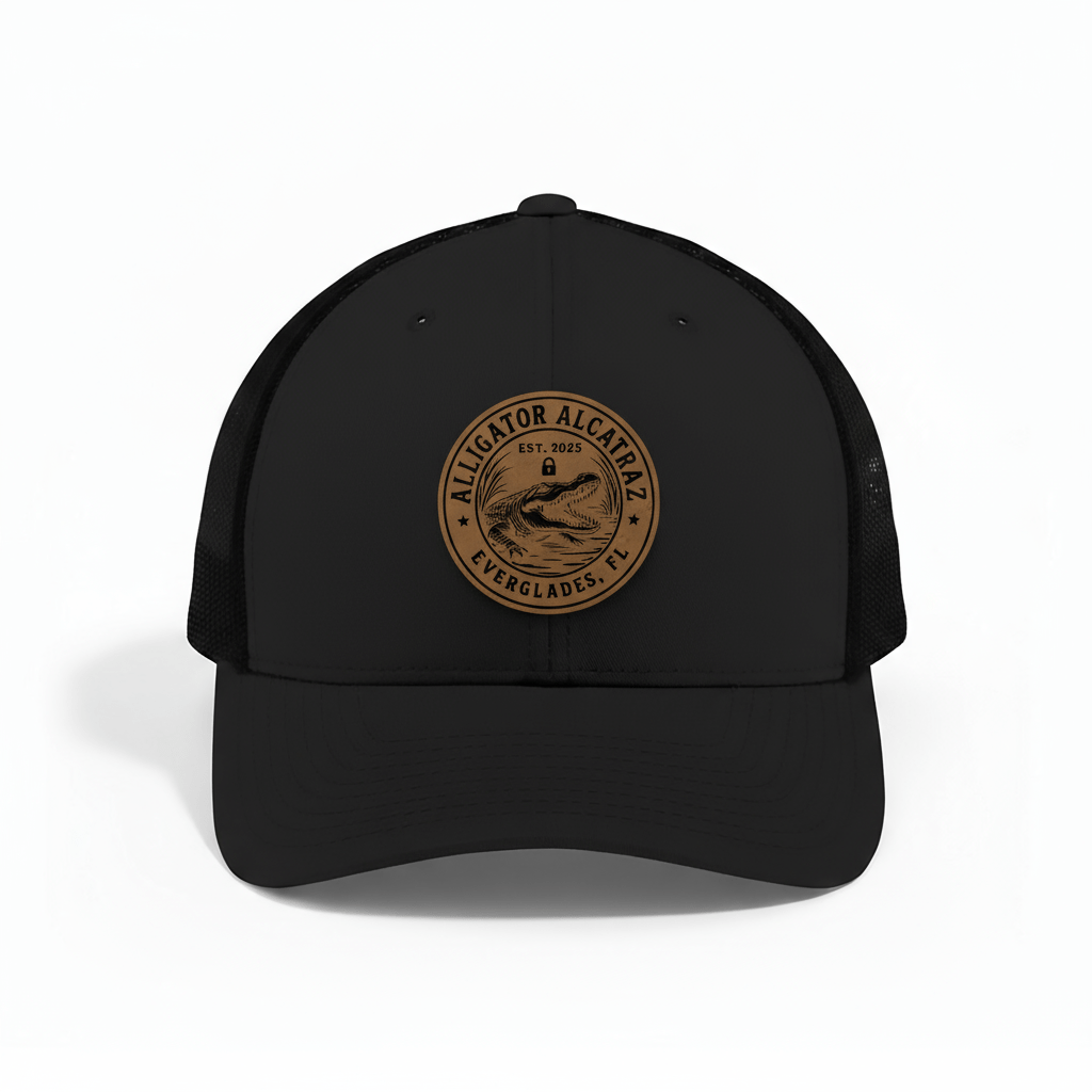 Alligator Alcatraz Patch Hat (O)